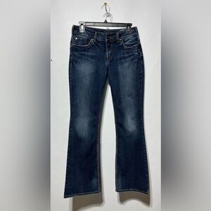 Silver Suki Flap Blue Jeans Women’s Size 28/30